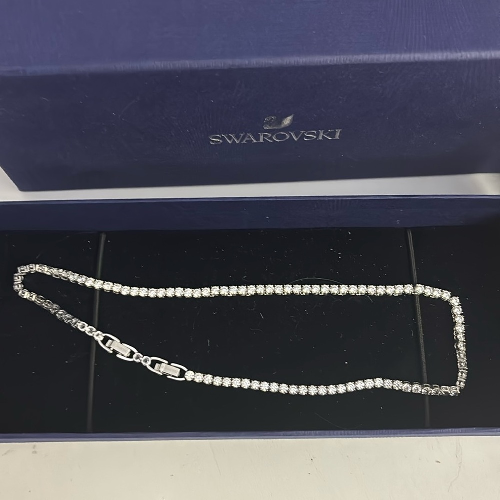 Swarovski crystal choker necklace